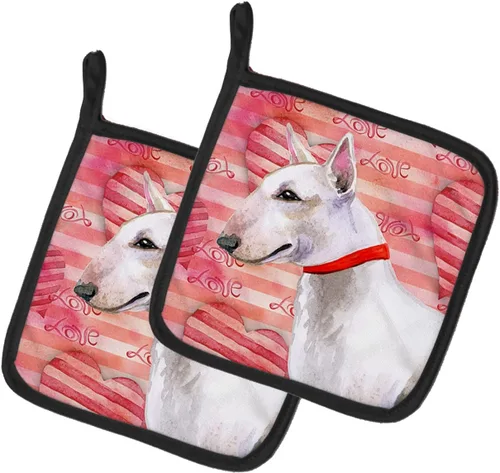 Miniatura 305 de Caroline's Treasures BB9655PTHD - Juego de soportes para ollas de cocina resistentes al calor, almohadillas calientes para horno, 7 1/2 x 7 1/2