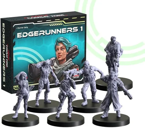 Miniatura 10 de Monster Fight Club Cyberpunk Red Combat Zone Miniatures: Edgerunners 2 Starter Gang