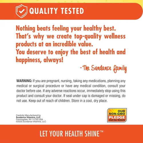 Miniatura 5 de Sundance Multivitamínico diario para adultos 60 tabletas Fórmula de alta potencia Suplemento sin OMG y sin gluten