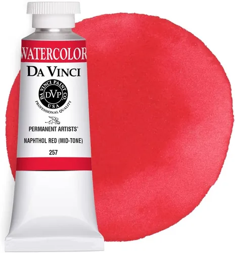 Miniatura 161 de DA VINCI PAINTS Pintura de acuarela para artista profesional, Gamboge (tono), 0.5 fl oz