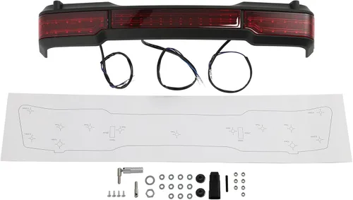 Miniatura 5 de Kit de luces traseras LED para motocicleta de 2 3/4 pulgadas, para maletero King para Harley Davidson Touring modelos 1997-2008