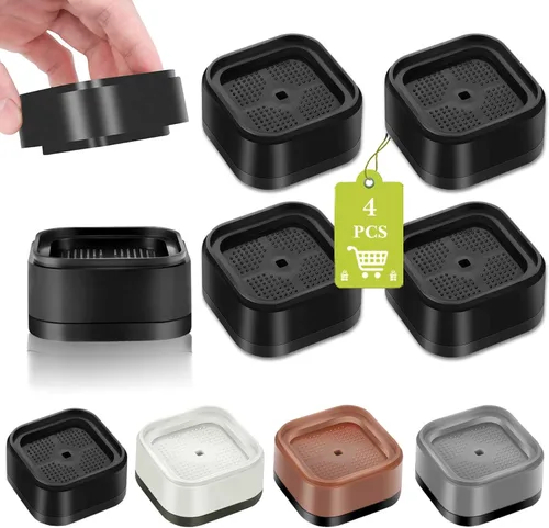 Miniatura 39 de Paquete de 12 elevadores de muebles de 1, 2 o 3 pulgadas, elevadores de cama ajustables resistentes para mesa, escritorio, sofá, silla, gabinete