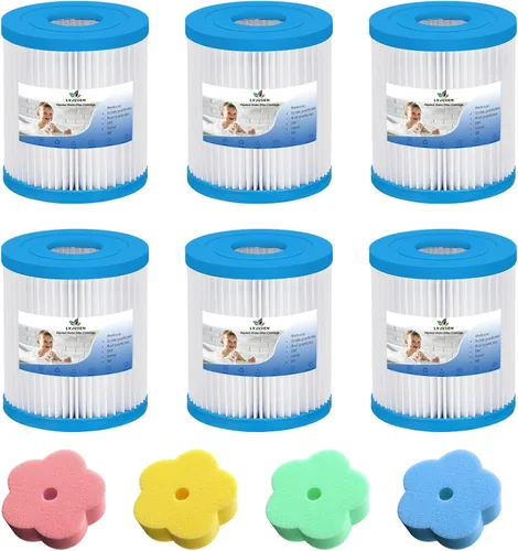 Miniatura 9 de Filtro de repuesto para piscina tipo I: para bomba Bestway 58511E/Summer Waves Funsicle RX330 SFX330 de 330 galones/H, tamaño 1 reemplaza a 58093