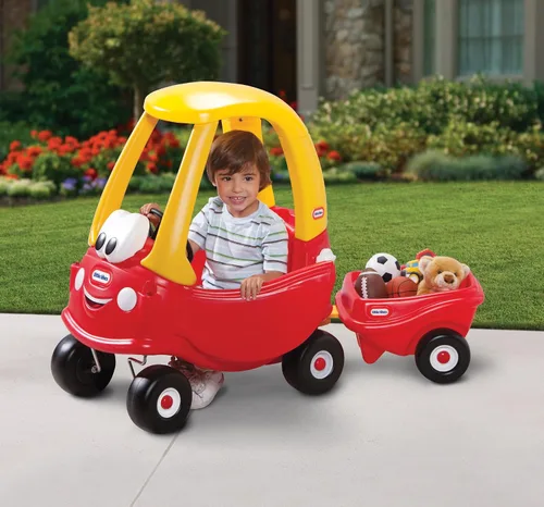 Miniatura 2 de little tikes Cozy Coupe Trailer - Remolque de juguete para niños y niños pequeños, fomenta el juego creativo, adecuado para niños de 3 a 10 años
