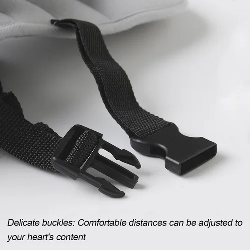 Miniatura 4 de Soporte para la cabeza del asiento del coche, tira de soporte para la cabeza con alivio del cuello transpirable ajustable para bebé, cómoda banda