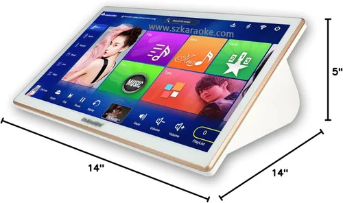Miniatura 6 de Inandonkod - Máquina de karaoke 2025, control de aplicación de teléfono con pantalla táctil de 18.5 pulgadas, canciones de descarga gratuita