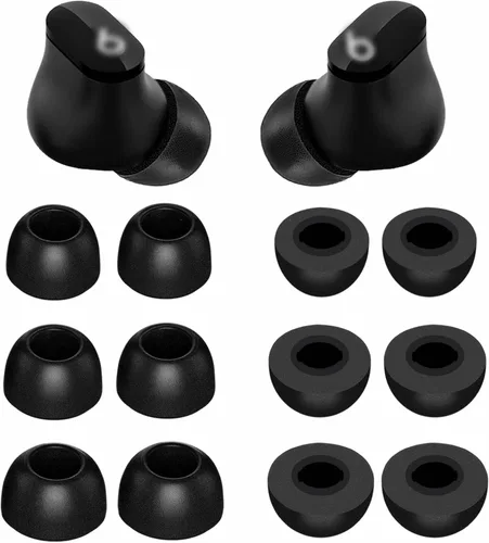 Miniatura 8 de Espuma de memoria de repuesto de tamaño pequeño compatible con Beats Fit Pro/Studio Buds + puntas para oídos, cancelación de ruido, se ajusta