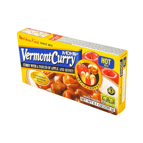 Miniatura 2 de House Foods, Curry Vermont con un toque de manzana y miel (Hot), 8.1 oz
