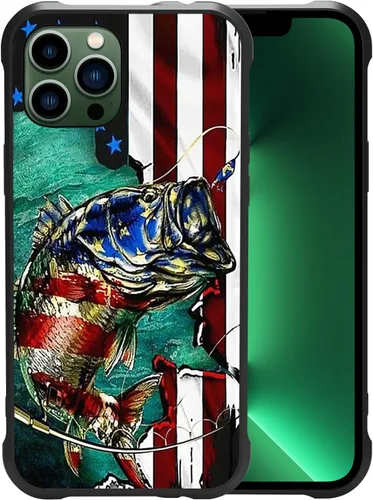 Miniatura 23 de Funda con diseño de ciervo y bandera estadounidense para iPhone 11 Pro Max - Funda protectora de poliuretano termoplástico resistente, antiarañazos