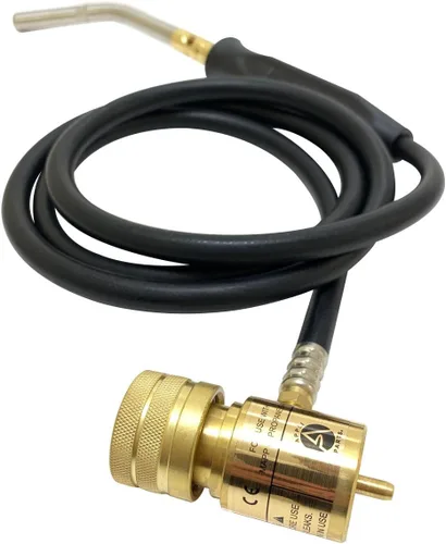 Miniatura 2 de Appli Parts APHT-3W Soplete de Mano de Una Hornilla con Manguera de 5 pies y Mango para Soldadura, Soldadura Fuerte y Soldadura con Latón