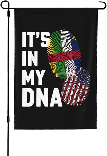 The Central African Republic It's in My DNA Garden Flag 12.5"x18" Inch Double Sided Garden Flags Home Lawn Outdoor Decor Flags Party Banner Welcome
