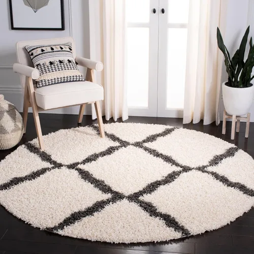 Miniatura 44 de Safavieh - Dallas Shag Collection SGD257A - Alfombra de área con diseño de enrejado de 10 x 14 pies