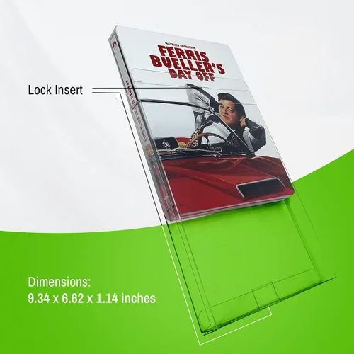 Miniatura 3 de EcoTEK Protectors Paquete de 20 protectores Blu Ray Steelbook y vitrina, compatibles con 4K Steelbook, Arrow Video y Criterion (paquete de 20)