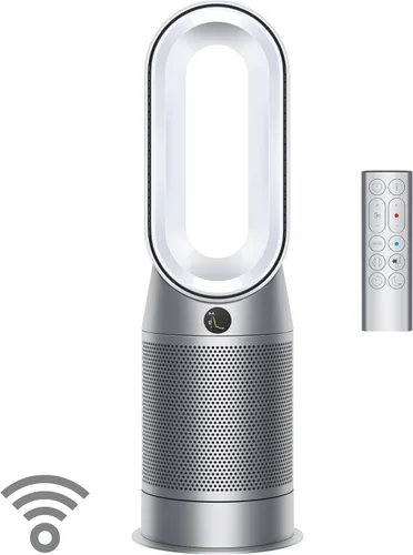 Dyson Purificador caliente+frío HP07 Purificador de aire, calentador y ventilador - Blanco/Plata, Grande