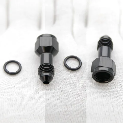 Miniatura 9 de Aluminio 3AN hembra a 3AN macho extensor de montaje, conector adaptador de extensiones AN3 con anillo tórico, negro