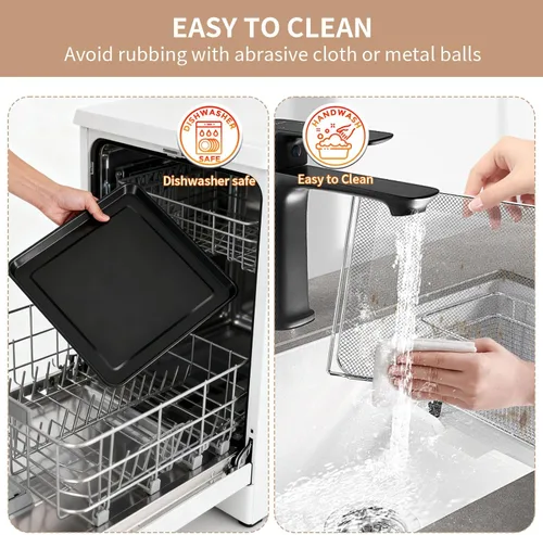 Miniatura 5 de Accesorios de horno doble inteligente 3 en 1 para Ninja DCT401 DCT451 12 en 1, 13 '' × 12.6 '' acero tostador horno piezas de repuesto accesorios