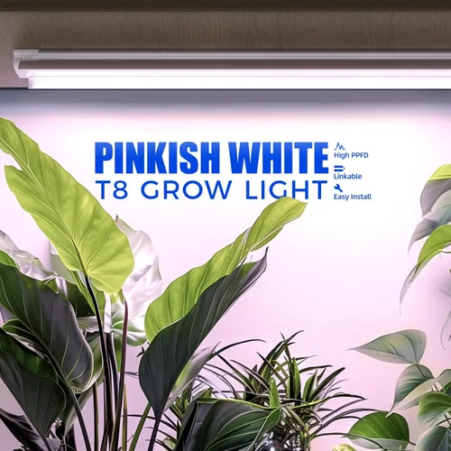 Miniatura 2 de Barrina Luz LED de crecimiento de 4 pies, 168 W (4 x 42 W, equivalente a 1000 W), espectro completo, forma de V con combo reflector, luces de Blanco