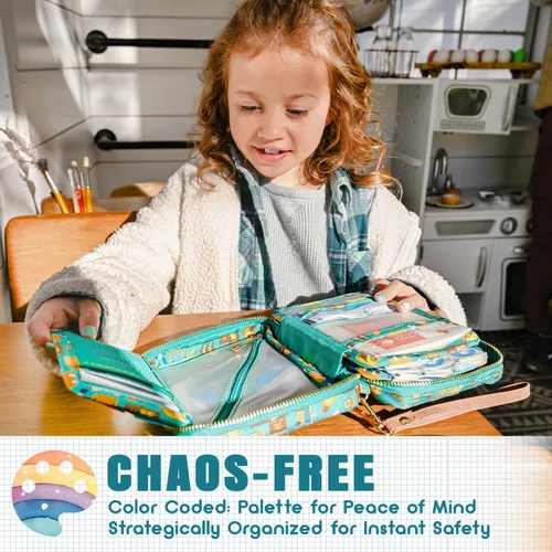 Miniatura 4 de EVERLIT Care Rescue Pack Kit de primeros auxilios para la familia para niños con 200 piezas de suministros médicos Bolsa de almacenamiento