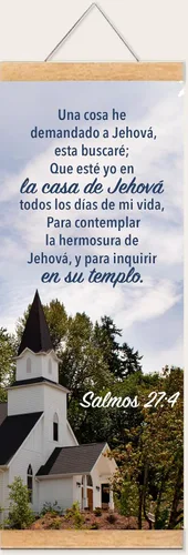 Miniatura 6 de Pergaminos Cristianos con Diferentes Diseos y Versculos de la Biblia; Decoracin de Pared para Nios y Adultos; Regalos Cristianos; 30Hx12W" Pergamino