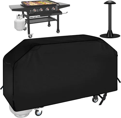 Miniatura 20 de iCOVER - Cubierta de parrilla de 36 pulgadas para Blackstone, impermeable, ligera, de poliéster, protección para parrilla, cubierta de parrilla