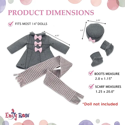 Miniatura 5 de Emily Rose Muñeca Girl Scout Daisy de 14 pulgadas, juego de 5 piezas, con licencia oficial de Girl Scouts de los Estados Unidos