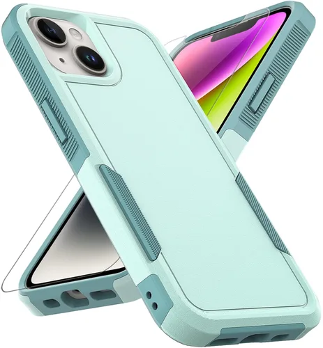 Miniatura 12 de MDCN Funda resistente para teléfono: protección de doble capa, a prueba de golpes, resistente con protector de pantalla, prueba de caídas de grado