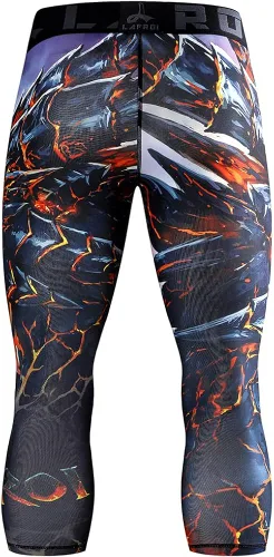 Miniatura 6 de LAFROI Leggings de compresión 34 para hombre con Pcoketsin bolsillo-YSK10