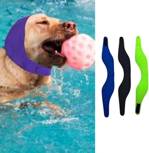 Miniatura 10 de MANON ROSA Cubiertas impermeables para las orejas de perro, para bañarse y nadar, 2 gorras de natación antideslizantes mejoradas, tapones para los 1