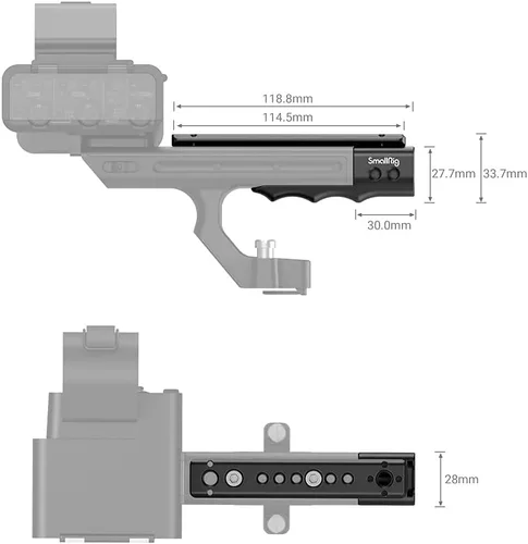 Miniatura 7 de SmallRig FX3 / FX30 XLR Plataforma de Extensión de Mango para Sony - MD3490