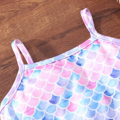 Miniatura 26 de Vestido de verano para niños pequeños, con diseño de dinosaurio, sin espalda, con lazo, vestido de playa de cumpleaños