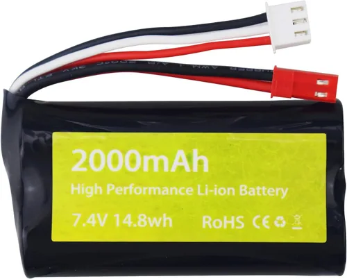 Miniatura 6 de 2 unids 7.4 V 2000 mAh 15C 2S JST-2P enchufe Lipo batería con cargador 2 en 1 para UDIRC UD1601 UD1602 UD1604 UD1607 SG1603 SG1604 RC alta velocidad