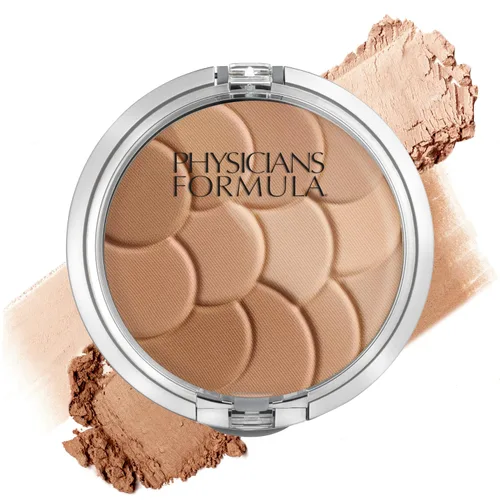 Miniatura 10 de Physicians Formula Mineral Wear®Diamond Bronzer - Híbrido cremoso en polvo y suero, acabado ligero y húmedo, minimiza la apariencia de poros