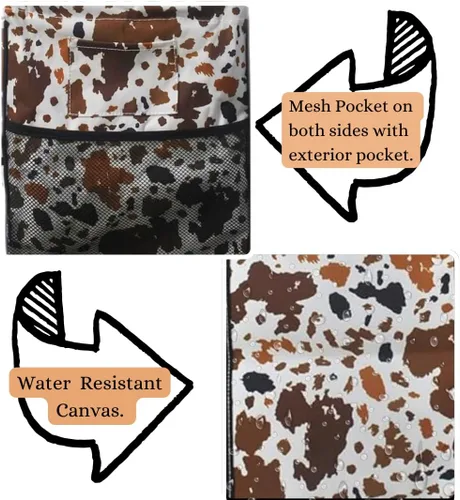 Miniatura 202 de NGIL Bolsa de comestibles reutilizable extra grande plegable de gran tamaño para comestibles, almacenamiento, picnic, playa, Bronco-negro occidental
