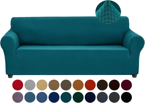 Miniatura 21 de Joccun Funda Elástica para Silla Sofá, Funda de Sofá de 1 Pieza Tela Jacquard de Spandex con Parte Inferior Elástica, Protector de Muebles Lavable