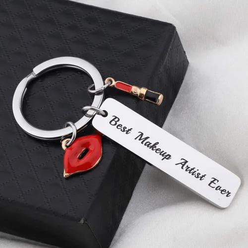 Miniatura 4 de WSNANG - Llavero de maquillaje, ideal como regalo de salón de belleza para mujer