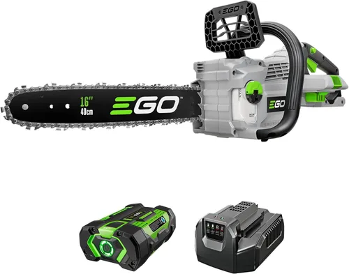 Miniatura 2 de Motosierra EGO Power+, motosierra de 12" alimentada por batería, eléctrica inalámbrica, incluye batería de 56V 2.5Ah y cargador - CS1201