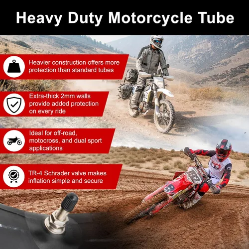 Miniatura 4 de Tusk Tubos de goma natural para motocicleta