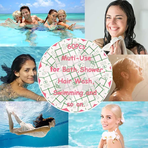 Miniatura 2 de saicheek Cubiertas para los oídos para la ducha, para bebés, adultos, a prueba de agua, tapones de natación, protección para los oídos de seguridad