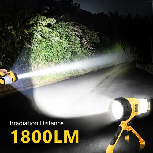 Miniatura 2 de Foco recargable 3 en 1, 6 modos de linterna LED de mano recargable, luz de campamento de energía portátil, IP65 impermeable adecuada para senderismo