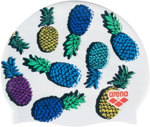 Miniatura 8 de Arena Gorra de natación de silicona elástica unisex HD para adultos, equipo de natación suave y elástico para piscina