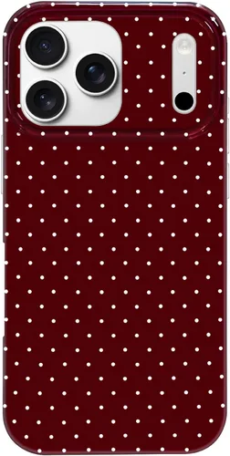 Miniatura 162 de Hython Funda para iPhone Air, diseño estético de lunares lindos, funda simple de 6.5 pulgadas, delgada, antiarañazos, parachoques de TPU suave, a