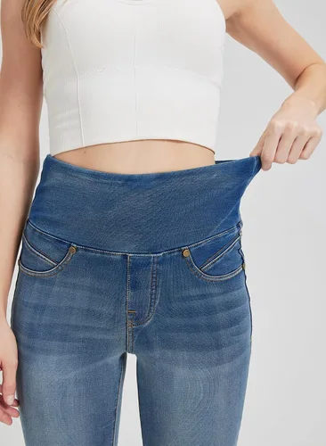 Miniatura 6 de KYAL - Jegging de cintura alta para mujer, elásticos, con control de abdomen, ajustados, con bolsillos, a la moda, casual