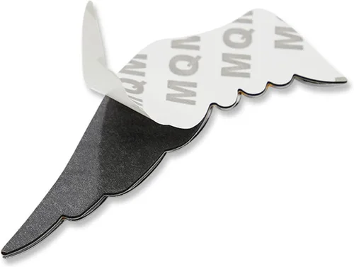 Miniatura 3 de 1 par de calcomanías de coche de ala de ángel, halcón, águila, emblema de coche, calcomanía de metal, insignia 3D, calcomanías para parachoques