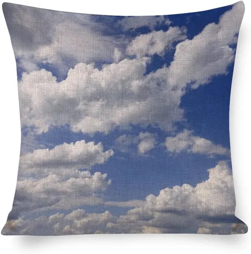 Miniatura 10 de Almohadas de cama con palmeras africanas, camellos, elefantes, 18 x 18 pulgadas, funda de cojín de lino animal de verano para decoración del hogar