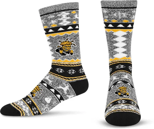 Miniatura 59 de For Bare Feet Ugly Holiday Sweater Crew Sock NCAA
