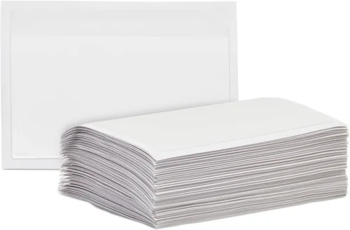 Miniatura 9 de Juvale Bolsas adhesivas para planificador de bolsillo, color blanco, paquete de 30, 4 tamaños (3.7 x 2.3 a 8.8 x 5.5 pulgadas), bolsillos adhesivos