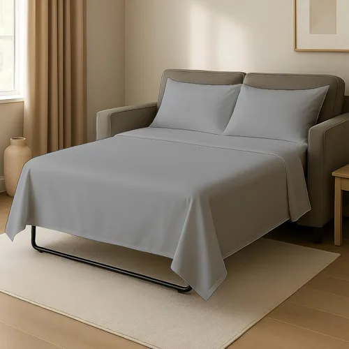 Miniatura 9 de Cottingon Sábanas individuales de 4 piezas para sofá cama individual, sábanas de sofá 100% microfibra cepillada, se adapta fácilmente a colchones