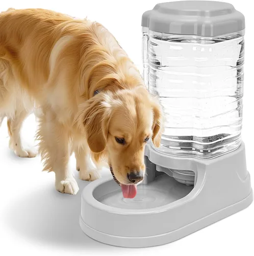 Miniatura 7 de Kenond Comedero para perros grandes de gravedad de 9.5L, dispensador automático de comida para perros, adecuado para interiores/exteriores Comedero