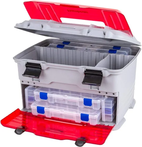 Miniatura 3 de Flambeau Outdoors T5PW "IKE" - Caja de aparejos multicargadores, organizador de pesca con cajas de tabaco incluidas, tecnología anticorrosión