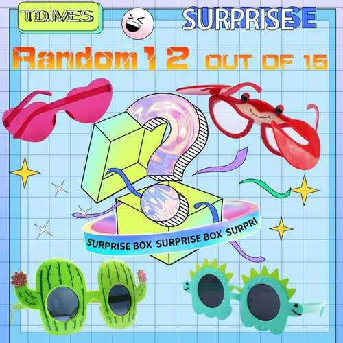 Miniatura 2 de Paquete de 12 gafas de sol divertidas para fiesta, novedosas gafas divertidas, máscaras de disfraz geniales para adultos, suministros de fiesta